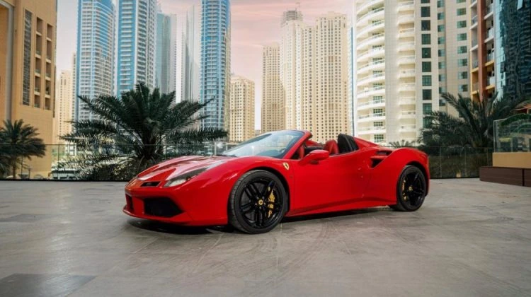 ferrari 488 hire dubai